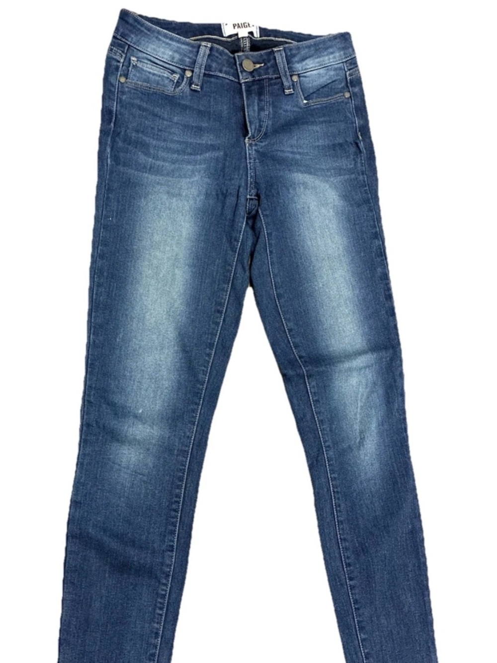 PAIGE Verdugo Ankle Jeans Size 26 Medium Wash Skinny Stretch Denim